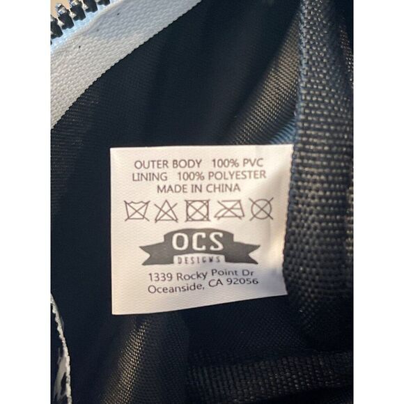 Rae Dunn NWT Queen Bee Cosmetic Pouch 8.25"x5.5"x2.75" PVC & Polyester, Black - Picture 2 of 7